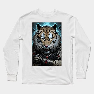 Powerful gothic tiger Long Sleeve T-Shirt